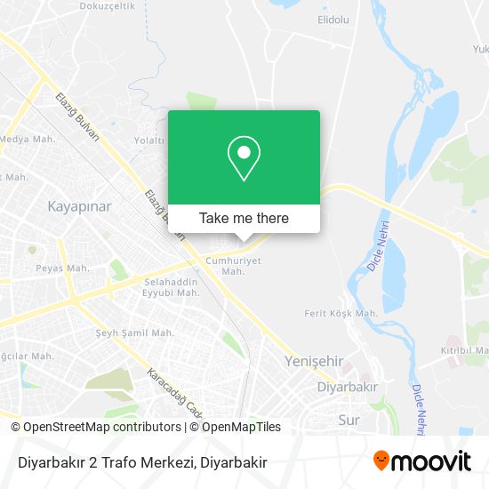Diyarbakır 2 Trafo Merkezi map