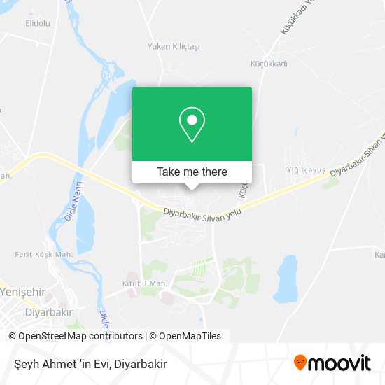 Şeyh Ahmet 'in Evi map