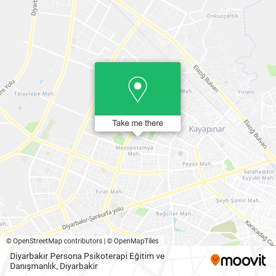 Diyarbakır Persona Psikoterapi Eğitim ve Danışmanlık map