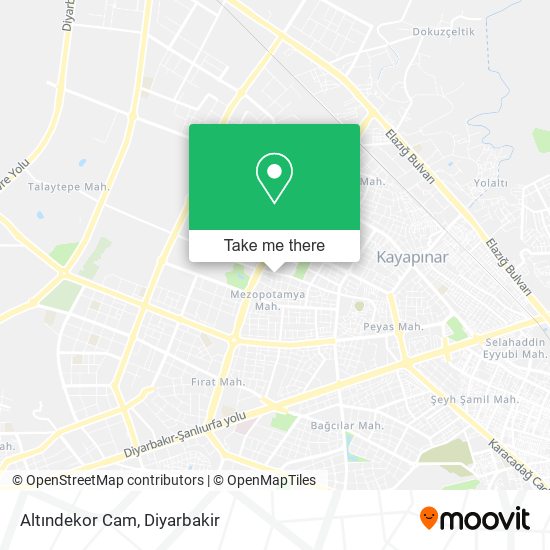 Altındekor Cam map