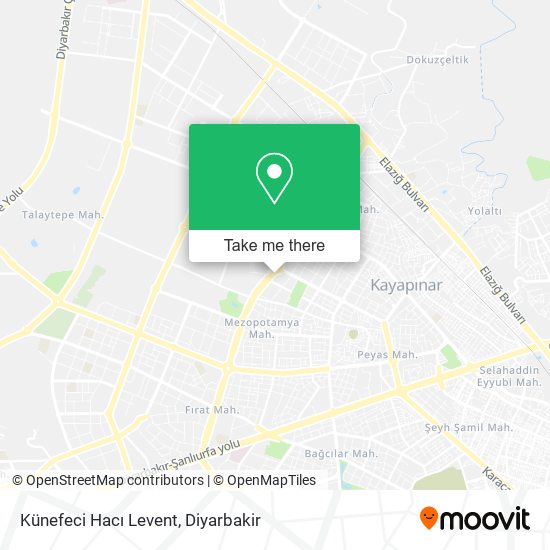 Künefeci Hacı Levent map