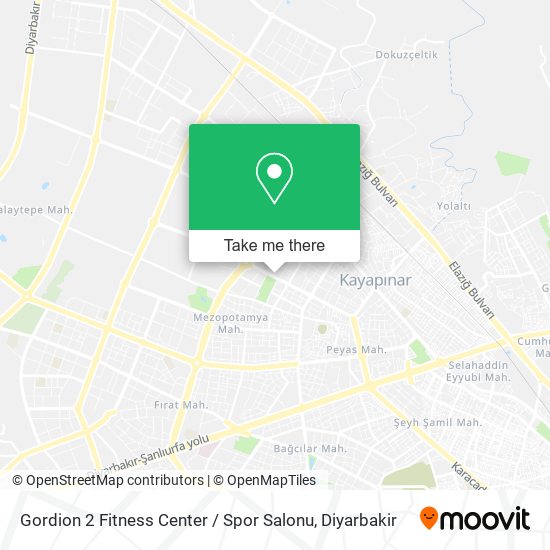 Gordion 2 Fitness Center / Spor Salonu map