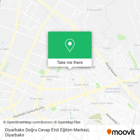 Diyarbakır Doğru Cevap Etüt Eğitim Merkezi map