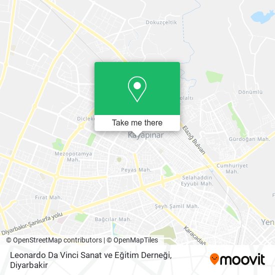 Leonardo Da Vinci Sanat ve Eğitim Derneği map