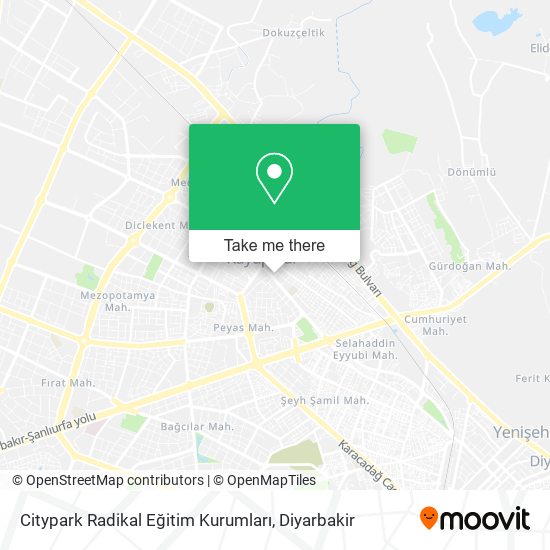 Citypark Radikal Eğitim Kurumları map