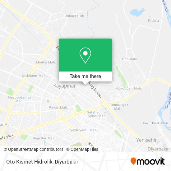 Oto Kısmet Hidrolik map