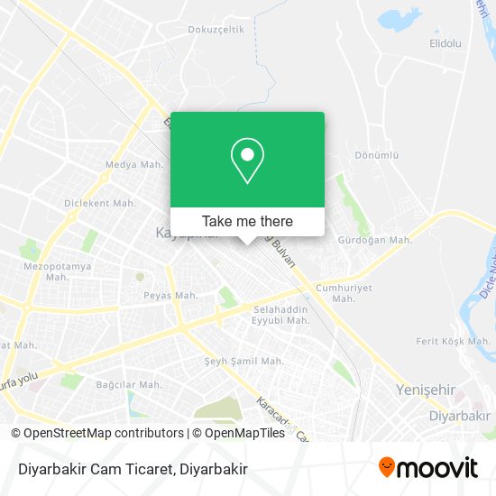Diyarbakir Cam Ticaret map
