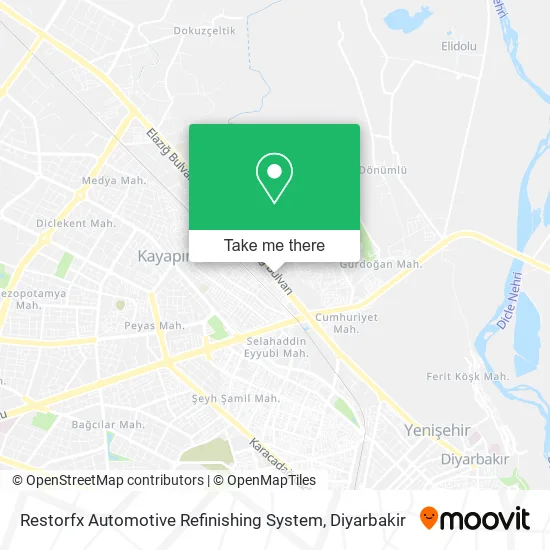 Restorfx Automotive Refinishing System map
