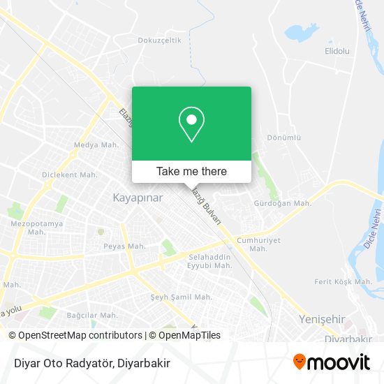 Diyar Oto Radyatör map