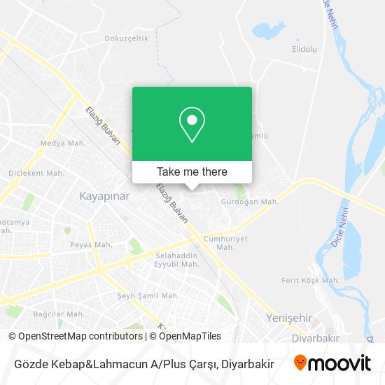 Gözde Kebap&Lahmacun A / Plus Çarşı map