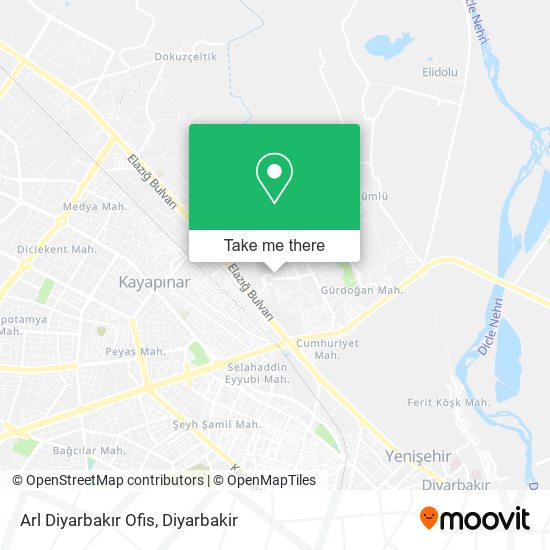 Arl Diyarbakır Ofis map