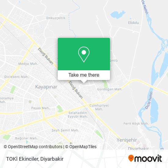 TOKİ Ekinciler map
