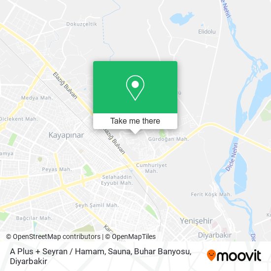A Plus + Seyran / Hamam, Sauna, Buhar Banyosu map