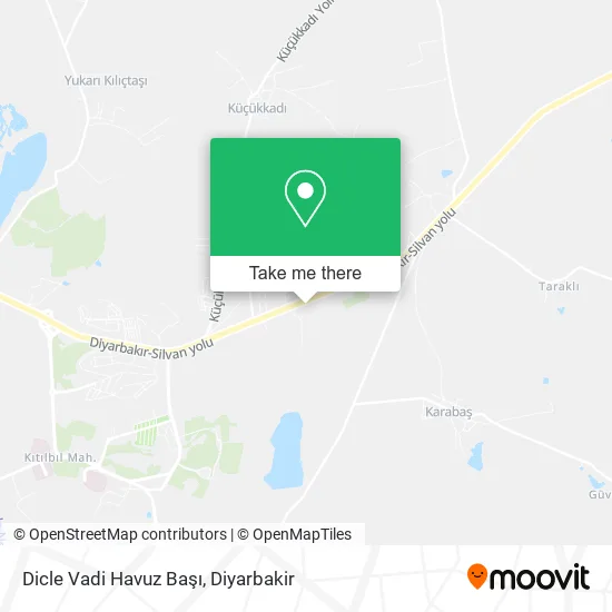 Dicle Vadi Havuz Başı map