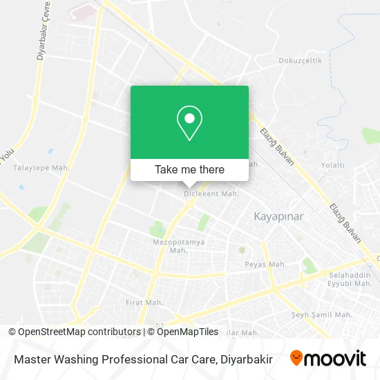 Master Washing Professional Car Care map