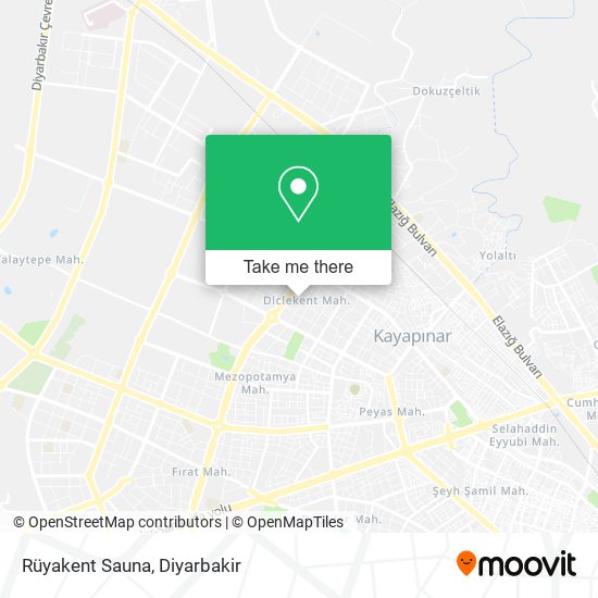 Rüyakent Sauna map