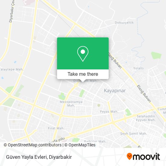 Güven Yayla Evleri map