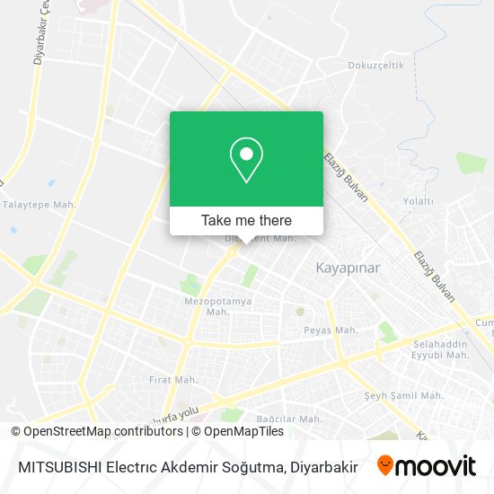 MITSUBISHI Electrıc Akdemir Soğutma map