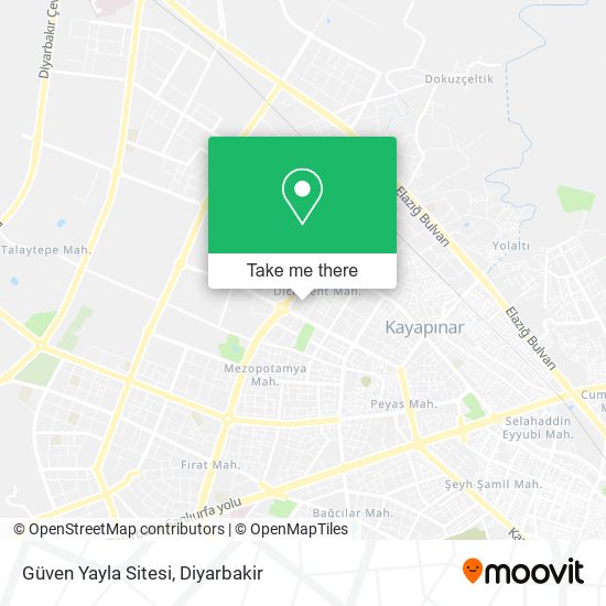 Güven Yayla Sitesi map