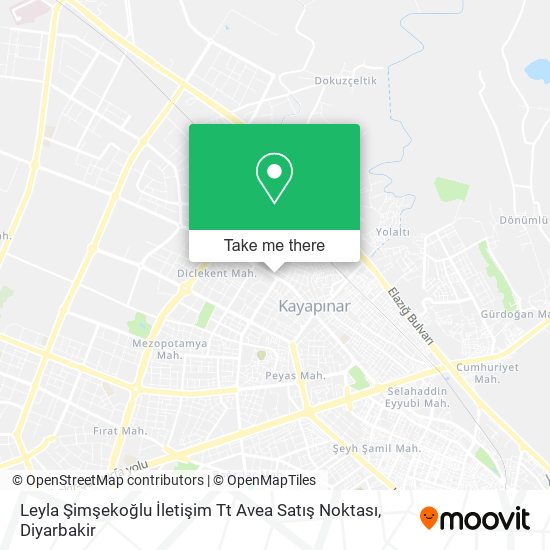 Leyla Şimşekoğlu İletişim Tt Avea Satış Noktası map
