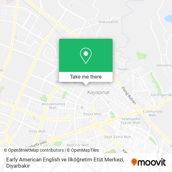 Early American English ve İlköğretim Etüt Merkezi map