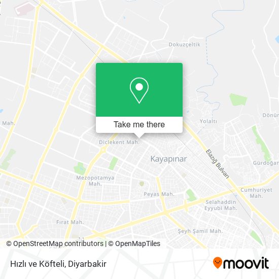 Hızlı ve Köfteli map