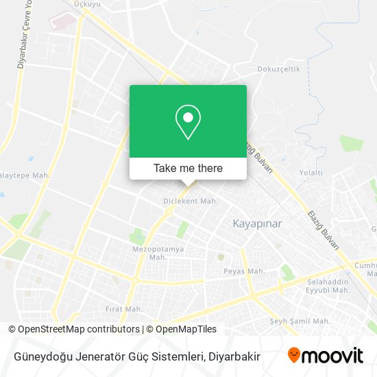 Güneydoğu Jeneratör Güç Sistemleri map