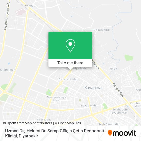 Uzman Diş Hekimi Dr. Serap Gülçin Çetin Pedodonti Kliniği map