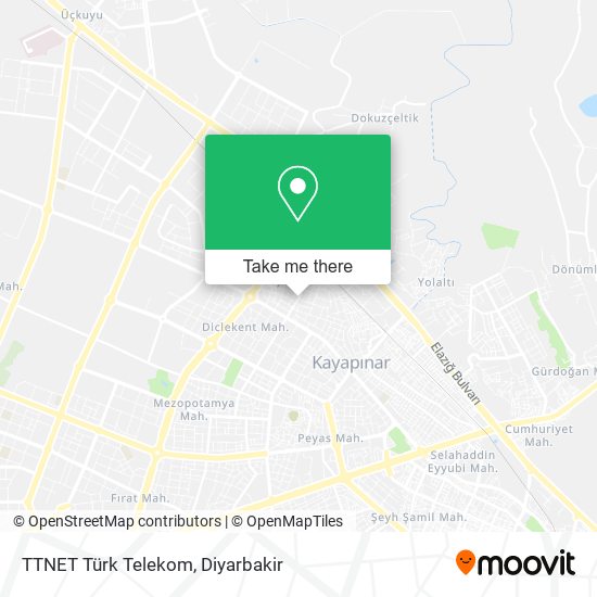 TTNET Türk Telekom map
