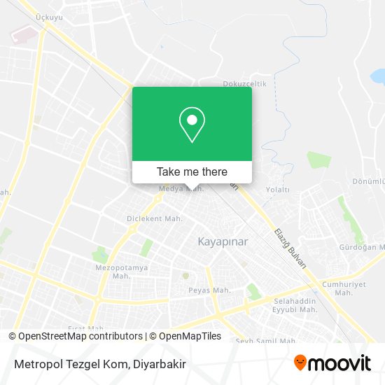 Metropol Tezgel Kom map