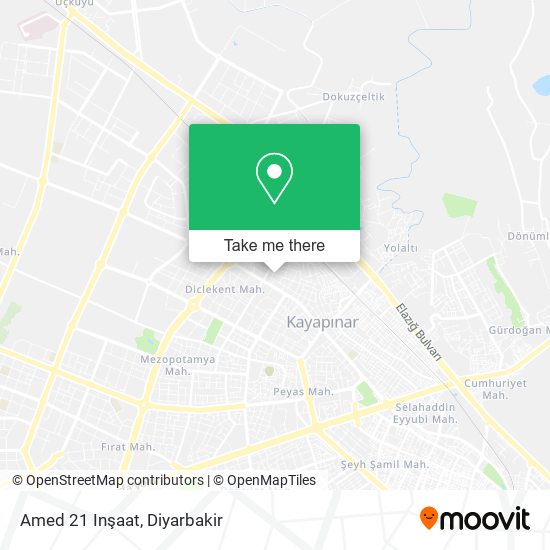 Amed 21 Inşaat map