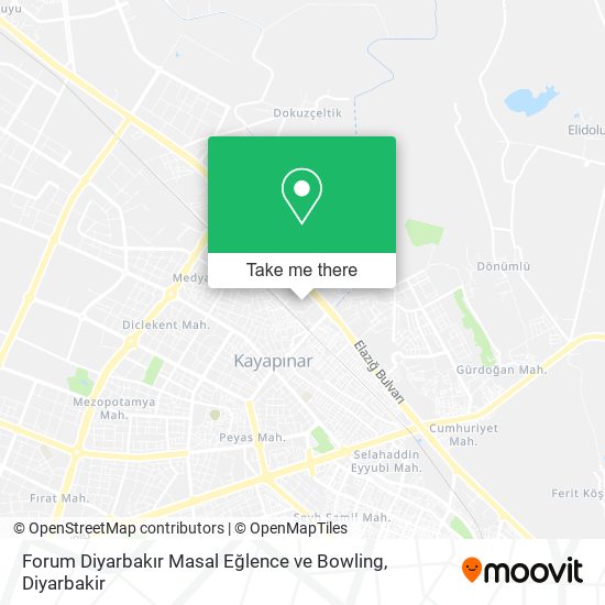Forum Diyarbakır Masal Eğlence ve Bowling map