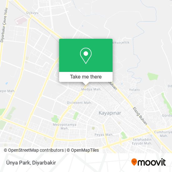 Ünya Park map