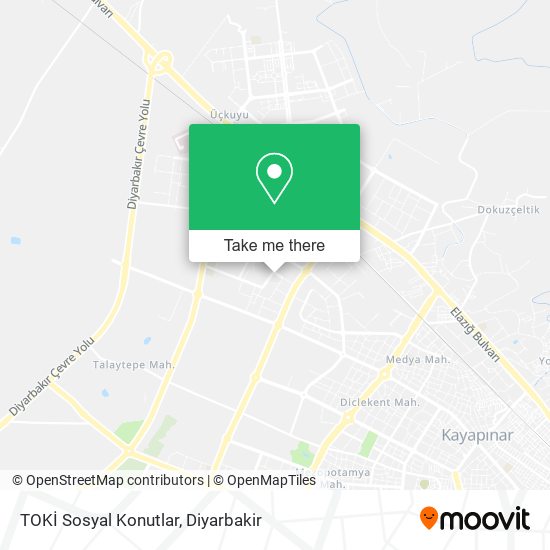 TOKİ Sosyal Konutlar map