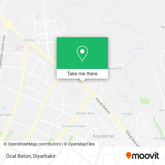 Öcal Beton map