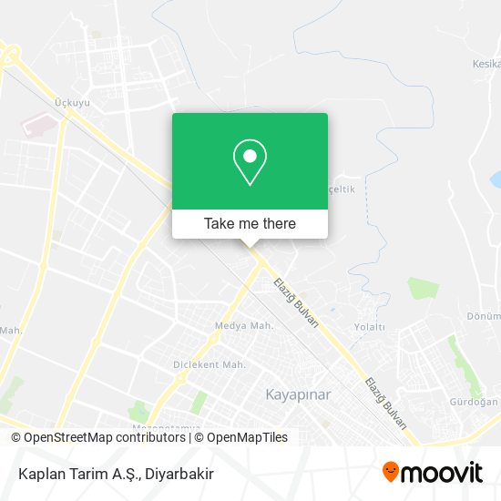 Kaplan Tarim A.Ş. map