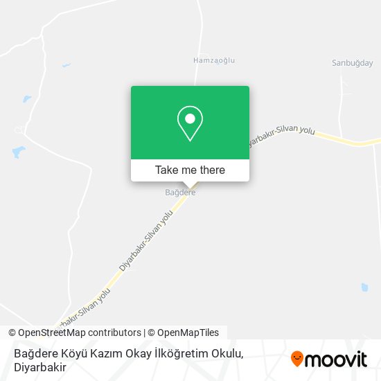 Bağdere Köyü Kazım Okay İlköğretim Okulu map