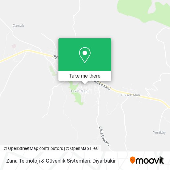 Zana Teknoloji & Güvenlik Sistemleri map