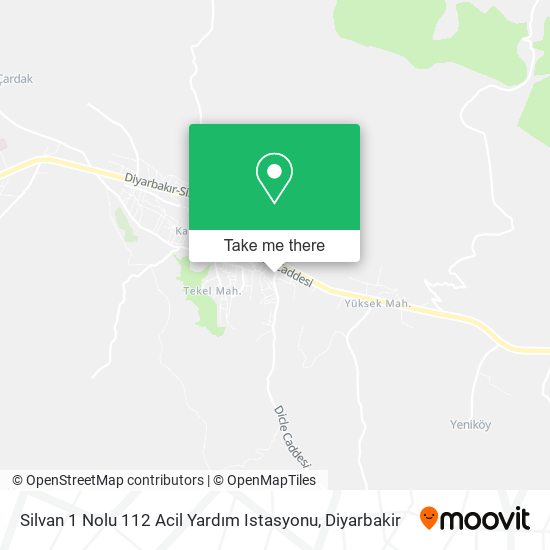 Silvan 1 Nolu 112 Acil Yardım Istasyonu map