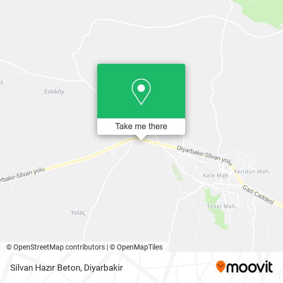 Silvan Hazır Beton map