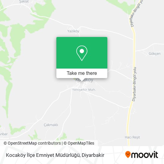Kocaköy İlçe Emniyet Müdürlüğü map