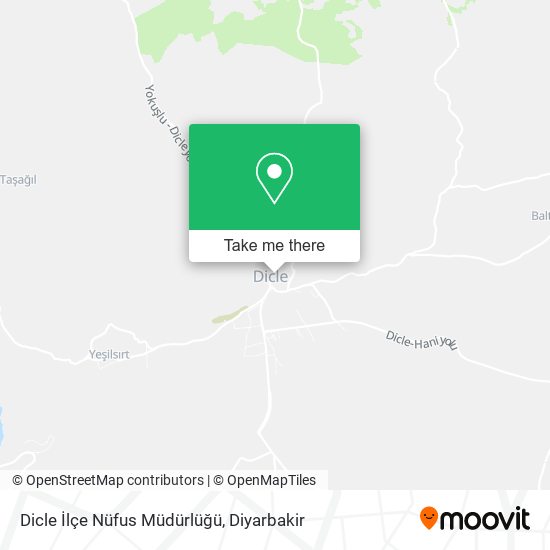 Dicle İlçe Nüfus Müdürlüğü map