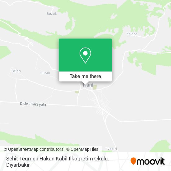 Şehit Teğmen Hakan Kabil İlköğretim Okulu map