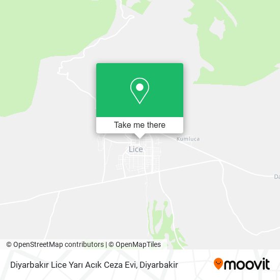 Diyarbakır Lice Yarı Acık Ceza Evi map