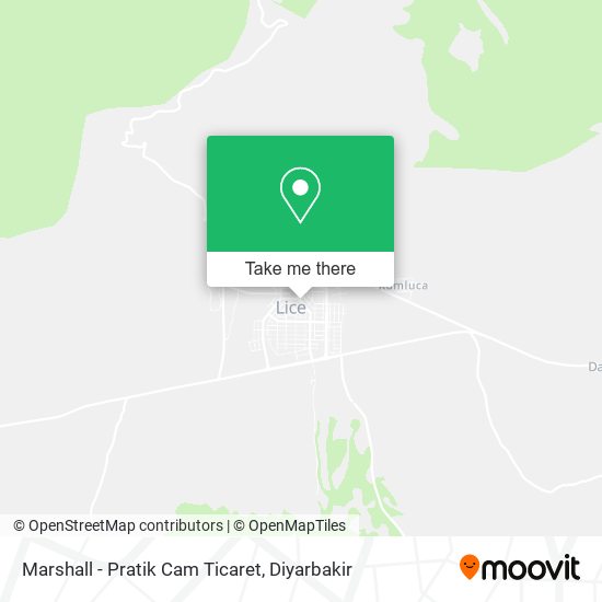 Marshall - Pratik Cam Ticaret map