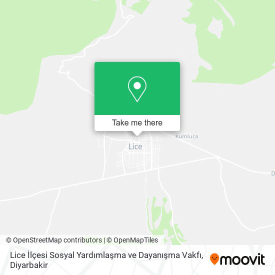 Lice İlçesi Sosyal Yardımlaşma ve Dayanışma Vakfı map