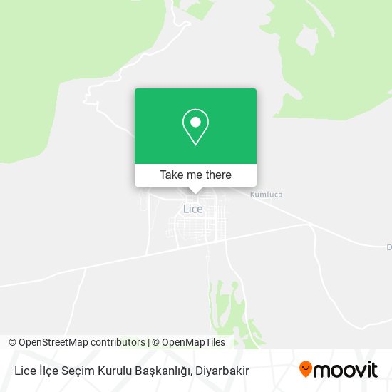 Lice İlçe Seçim Kurulu Başkanlığı map