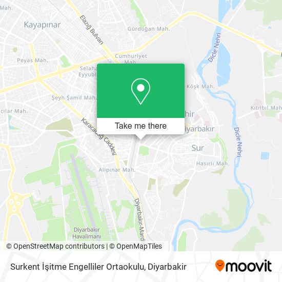 Surkent İşitme Engelliler Ortaokulu map