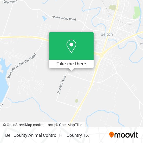 How to get to Bell County Animal Control by Bus?