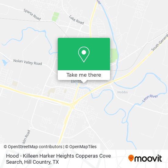 Mapa de Hood - Killeen Harker Heights Copperas Cove Search